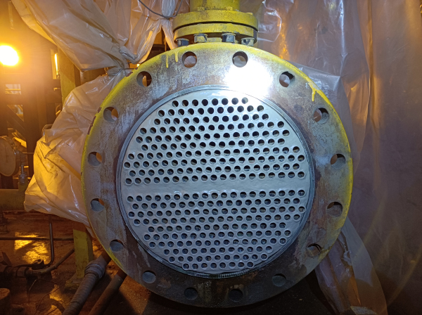福世藍(lán)技術(shù)關(guān)于小機油站冷油器管板防腐保護(hù)
